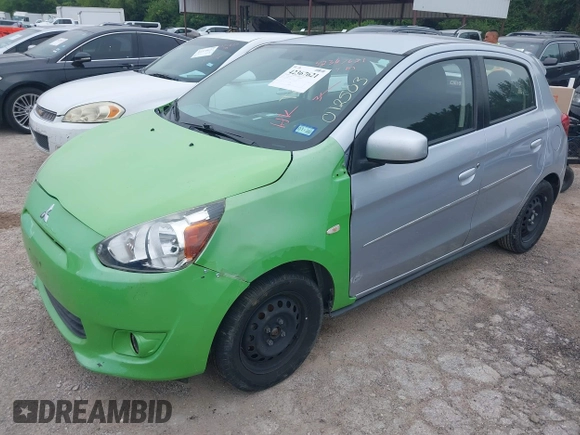 2018 Mitsubishi Mirage ES с VIN ML32A3HJ4JH012503, выставлен на аукционе IAAI как лот 42367621 с пробегом 116 349 миль миль и . История ставок и продаж доступна на DreamBid. Изображение 2.