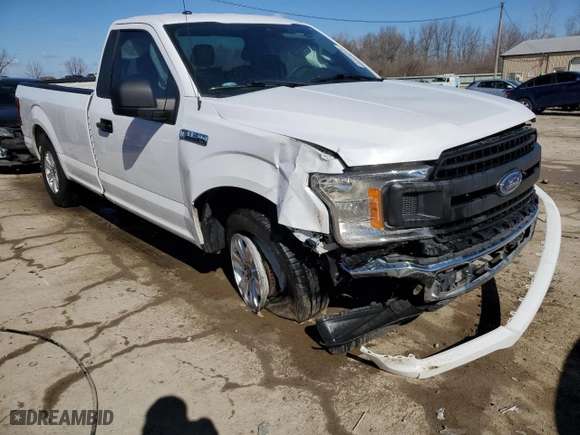 2019 Ford F-150 XL with VIN 1FTMF1CB5KKD81726, listed as a Copart auction lot 47206925 with 183,308 mi miles and Salvage Title. Bid and sale history available at carsss.com. Image 4.