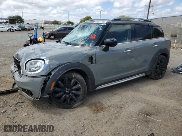 2020 MINI Countryman Cooper S with VIN WMZYW7C03L3L01905, listed as a Copart auction lot 57001705 with 118,244 mi miles and Salvage title. Bid and sale history available at DreamBid. Image 1.