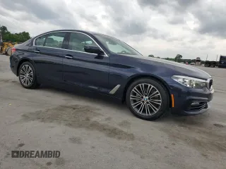 2017 BMW 5 Series 530i with VIN WBAJA5C37HG897385, listed as a Copart auction lot 57414135 with 65,221 mi miles and Salvage title. Bid and sale history available at DreamBid. Image 4.