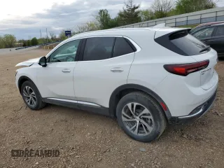 2023 Buick Envision Essence with VIN LRBFZPR4XPD229155, listed as a Copart auction lot 50412484 with 869 mi miles and Salvage Title. Bid and sale history available at carsss.com. Image 2.