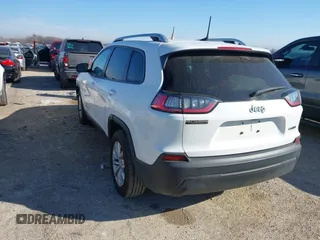 2020 Jeep Cherokee Latitude with VIN 1C4PJLCB2LD629458, listed as a IAAI auction lot 41616505 with 55,651 mi miles. Bid and sale history available at carsss.com. Image 3.