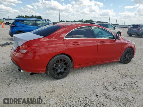 2016 Mercedes-Benz CLA 250 with VIN WDDSJ4GB8GN395097, listed as a Copart auction lot 60503225 with 72,770 mi miles and Salvage title. Bid and sale history available at DreamBid. Image 3.