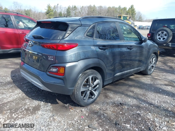 2018 Hyundai Kona Limited with VIN KM8K3CA58JU066037, listed as a IAAI auction lot 41860508 with 109,126 mi miles. Bid and sale history available at carsss.com. Image 4.