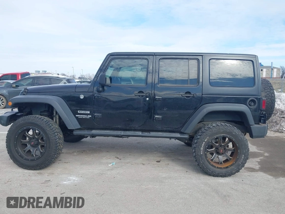 2017 Jeep Wrangler Unlimited Sport with VIN 1C4BJWDG1HL733474, listed as a IAAI auction lot 41395245 with 275,871 mi miles. Bid and sale history available at carsss.com. Image 15.