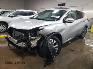 2017 Nissan Murano SL with VIN 5N1AZ2MH9HN174536, listed as a Copart auction lot 52238205 with 39,670 mi miles and Salvage Title. Bid and sale history available at carsss.com. Image 1.