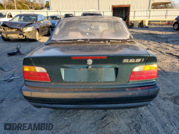 1994 BMW 3 Series 325iC with VIN WBABJ6321RJD36981, listed as a Copart auction lot 87374184 with 72,128 mi miles and Clean Title. Bid and sale history available at carsss.com. Image 6.