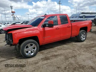 2017 Chevrolet Silverado 1500 LT with VIN 1GCVKREC3HZ256812, listed as a Copart auction lot 55629105 with 111,921 mi miles and Salvage Title. Bid and sale history available at DreamBid. Image 1.