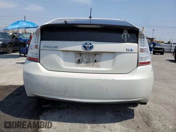 2011 Toyota Prius I with VIN JTDKN3DU4B0326931, listed as a Copart auction lot 55527345 with 181,462 mi miles and Salvage Title. Bid and sale history available at DreamBid. Image 6.