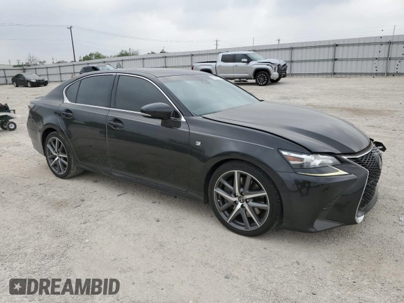 2016 Lexus GS 350 with VIN JTHBZ1BL4GA000114, listed as a Copart auction lot 55514934 with 82,524 mi miles and Salvage Title. Bid and sale history available at carsss.com. Image 4.