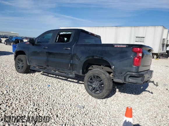 2024 Chevrolet Silverado 1500 Custom Trail Boss with VIN 3GCUDCED9RG177450, listed as a Copart auction lot 41687785 with 0 mi miles and Salvage Title. Bid and sale history available at carsss.com. Image 2.