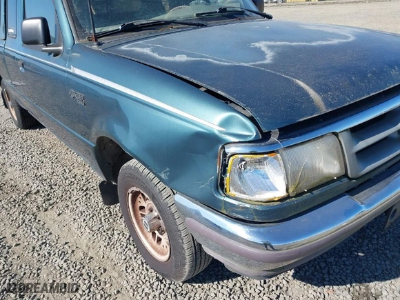 1996 Ford Ranger XL with VIN 1FTCR14A3TPA58983, listed as a IAAI auction lot 42065309 with 120,481 mi miles. Bid and sale history available at carsss.com. Image 12.