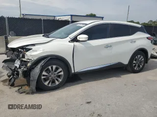 2015 Nissan Murano SV with VIN 5N1AZ2MG4FN274788, listed as a Copart auction lot 59267755 with 193,755 mi miles and Salvage title. Bid and sale history available at DreamBid. Image 1.
