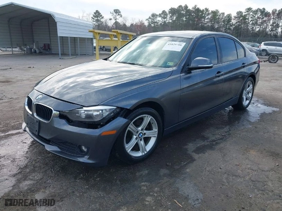 2014 BMW 3 Series 320i xDrive with VIN WBA3C3G59ENS71475, listed as a IAAI auction lot 41829706 with NaN miles. Bid and sale history available at carsss.com. Image 2.