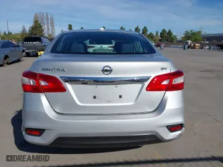 2017 Nissan Sentra SV with VIN 3N1AB7AP8HL640977, listed as a IAAI auction lot 42019961 with 105,861 mi miles. Bid and sale history available at carsss.com. Image 16.