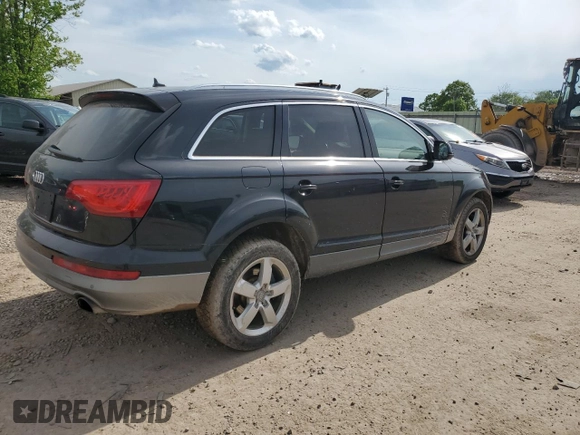2013 Audi Q7 Premium Plus with VIN WA1LGAFE9DD008916, listed as a Copart auction lot 58062715 with 75,070 mi miles and Salvage title. Bid and sale history available at DreamBid. Image 3.