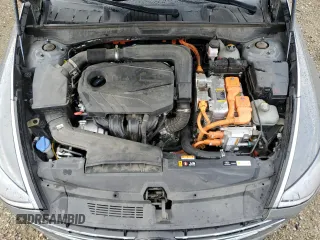 2020 Hyundai Sonata Hybrid Blue with VIN KMHL24JJXLA012298, listed as a Copart auction lot 45607435 with 111,726 mi miles and Salvage Title. Bid and sale history available at carsss.com. Image 11.