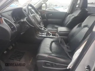2018 Nissan Armada SL with VIN JN8AY2NC5J9550033, listed as a Copart auction lot 82569174 with 187,516 mi miles and Salvage Title. Bid and sale history available at carsss.com. Image 7.