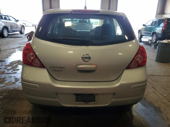 2011 Nissan Versa SL with VIN 3N1BC1CPXBL412353, listed as a Copart auction lot 62581505 with 107,447 mi miles and Salvage title. Bid and sale history available at DreamBid. Image 6.
