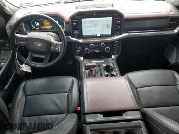 2023 Ford F-150 XL with VIN 1FTFW1ED3PFB64344, listed as a Copart auction lot 45689895 with 20,817 mi miles and Salvage Title. Bid and sale history available at carsss.com. Image 8.