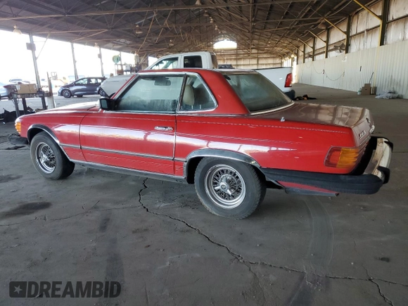1979 Mercedes-Benz SL with VIN 10704412055840, listed as a Copart auction lot 79757674 with 157,657 mi miles and Clean title. Bid and sale history available at DreamBid. Image 2.