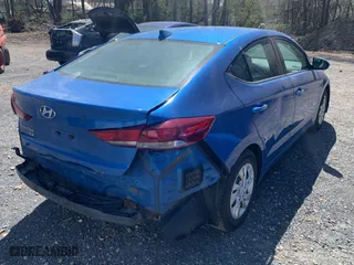 2017 Hyundai Elantra SE with VIN KMHD74LF1HU400721, listed as a Copart auction lot 51111535 with 196,480 mi miles and Salvage Title. Bid and sale history available at carsss.com. Image 4.