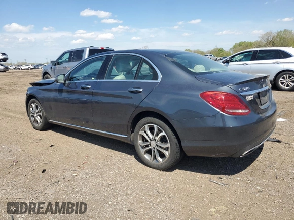 2016 Mercedes-Benz C 300 Luxury with VIN 55SWF4KB8GU116460, listed as a Copart auction lot 55850445 with 116,553 mi miles and Salvage title. Bid and sale history available at DreamBid. Image 2.