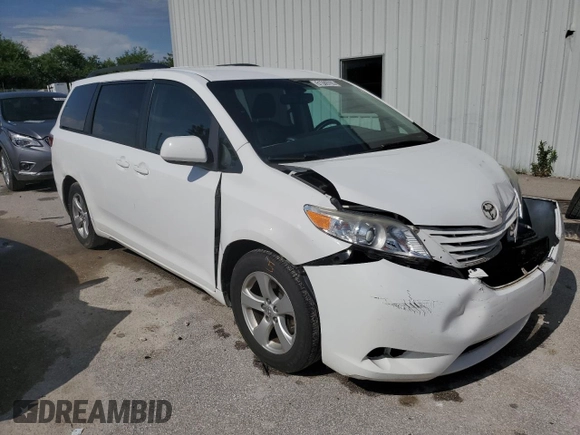 2017 Toyota Sienna LE Auto Access Seat with VIN 5TDKZ3DC2HS839208, listed as a Copart auction lot 61389765 with 122,995 mi miles and Salvage title. Bid and sale history available at DreamBid. Image 4.