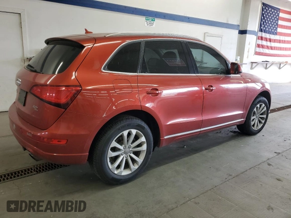2014 Audi Q5 Premium Plus with VIN WA1LFBFP3EA028494, listed as a Copart auction lot 59033515 with 130,206 mi miles and Salvage title. Bid and sale history available at DreamBid. Image 3.