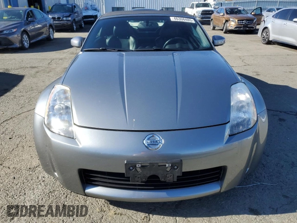 2005 Nissan 350Z Touring with VIN JN1AZ36A55M759497, listed as a Copart auction lot 46308485 with 74,121 mi miles and Salvage title. Bid and sale history available at DreamBid. Image 5.