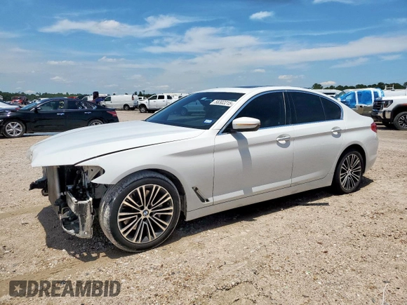 2018 BMW 5 Series 530i with VIN WBAJA5C55JG899661, listed as a Copart auction lot 58302215 with 62,112 mi miles and Salvage title. Bid and sale history available at DreamBid. Image 1.