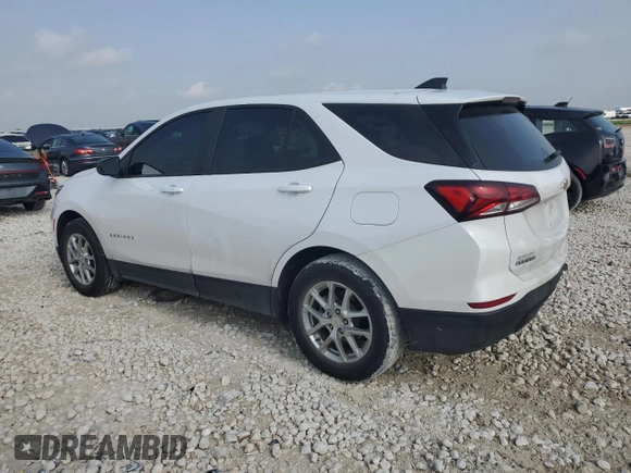 2023 Chevrolet Equinox LS z VIN 3GNAXHEG7PL106230, wystawiony jako Copart lot #53907305 z przebiegiem 57 862 mil mil oraz Szkoda całkowita • Salvage title. Historia ofert i sprzedaży dostępna na DreamBid. Obrazek 2.