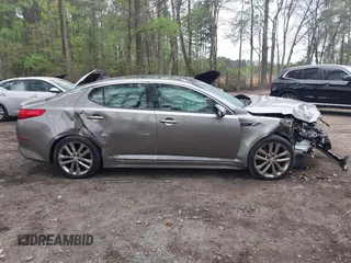 2015 Kia Optima SXL Turbo with VIN 5XXGR4A66FG393606, listed as a IAAI auction lot 42005693 with 194,747 mi miles and . Bid and sale history available at DreamBid. Image 13.