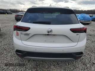 2023 Buick Envision Essence with VIN LRBFZPR40PD194724, listed as a Copart auction lot 47682195 with Not Provided miles and Salvage Title. Bid and sale history available at carsss.com. Image 6.