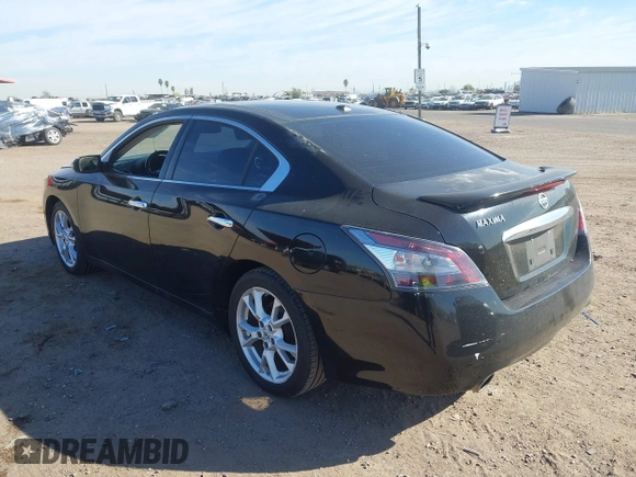 2012 Nissan Maxima SV with VIN 1N4AA5APXCC804261, listed as a IAAI auction lot 42176845 with 203,820 mi miles and . Bid and sale history available at DreamBid. Image 3.