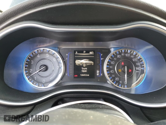 2015 Chrysler 200 Limited with VIN 1C3CCCABXFN694718, listed as a Copart auction lot 45916885 with 124,412 mi miles and Salvage Title. Bid and sale history available at DreamBid. Image 9.
