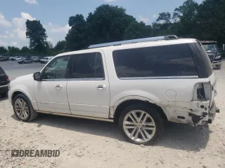 2017 Ford Expedition Max Platinum with VIN 1FMJK1MT6HEA81170, listed as a Copart auction lot 61833725 with 102,767 mi miles and Salvage title. Bid and sale history available at DreamBid. Image 2.