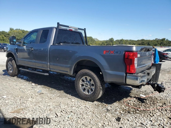 2021 Ford Super Duty F-250 SRW XL with VIN 1FT7X2B6XMEC80607, listed as a Copart auction lot 76134304 with 57,912 mi miles and Salvage Title. Bid and sale history available at carsss.com. Image 2.