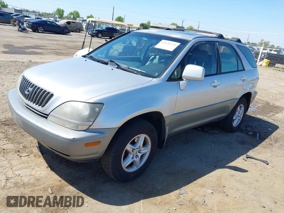 2000 Lexus RX 300 with VIN JT6HF10U5Y0108675, listed as a IAAI auction lot 42139721 with 256,442 mi miles. Bid and sale history available at carsss.com. Image 2.