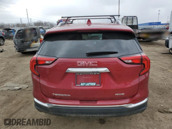 2018 GMC Terrain SLT with VIN 3GKALVEV3JL235787, listed as a Copart auction lot 51488955 with 69,590 mi miles and Clean Title. Bid and sale history available at carsss.com. Image 6.