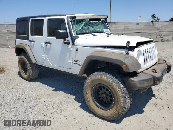 2016 Jeep Wrangler Unlimited Sport with VIN 1C4BJWDG0GL309976, listed as a Copart auction lot 63340505 with 66,714 mi miles and Salvage title. Bid and sale history available at DreamBid. Image 4.