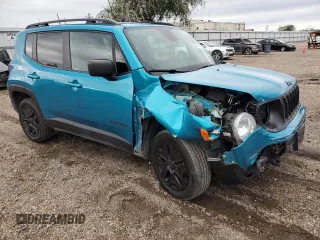 2021 Jeep Renegade Sport with VIN ZACNJDAB0MPM50805, listed as a Copart auction lot 79427104 with 71,311 mi miles and Salvage title. Bid and sale history available at DreamBid. Image 4.