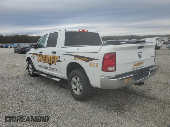2020 Ram 1500 SSV with VIN 1C6RR7XT2LS157910, listed as a Copart auction lot 44615385 with 82,600 mi miles and Salvage Title. Bid and sale history available at carsss.com. Image 2.