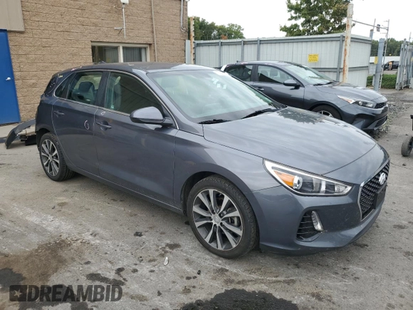 2019 Hyundai Elantra GT with VIN KMHH35LE1KU117673, listed as a Copart auction lot 73005714 with 92,913 mi miles and Salvage Title. Bid and sale history available at carsss.com. Image 4.