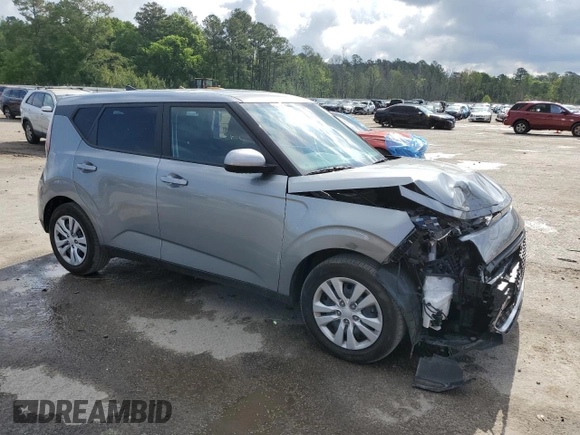2023 Kia Soul LX with VIN KNDJ23AUXP7867800, listed as a Copart auction lot 52573045 with 10,722 mi miles and Salvage Title. Bid and sale history available at DreamBid. Image 4.