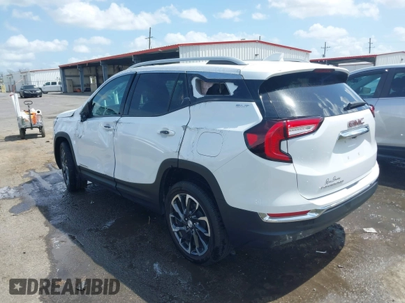 2024 GMC Terrain SLT with VIN 3GKALPEG5RL383688, listed as a IAAI auction lot 41838067 with 12,867 mi miles and . Bid and sale history available at DreamBid. Image 3.