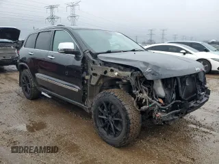 2013 Jeep Grand Cherokee Overland with VIN 1C4RJFCT9DC615096, listed as a Copart auction lot 86817074 with 112,421 mi miles and Salvage Title. Bid and sale history available at carsss.com. Image 4.
