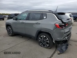 2022 Jeep Compass (RED) Edition with VIN 3C4NJDCB9NT169032, listed as a Copart auction lot 47925455 with 29,915 mi miles and Salvage title. Bid and sale history available at DreamBid. Image 2.