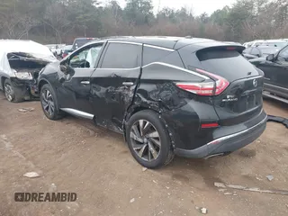 2015 Nissan Murano Platinum with VIN 5N1AZ2MG0FN218749, listed as a IAAI auction lot 41526186 with 206,492 mi miles and . Bid and sale history available at DreamBid. Image 3.