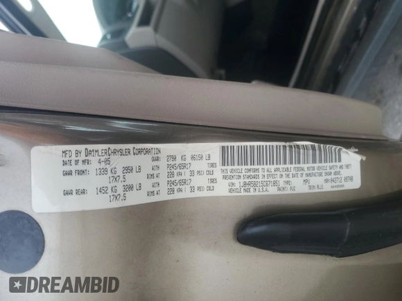 2005 Jeep Grand Cherokee Limited with VIN 1J8HR58215C671851, listed as a Copart auction lot 70700074 with 108,304 mi miles and Salvage Title. Bid and sale history available at carsss.com. Image 13.